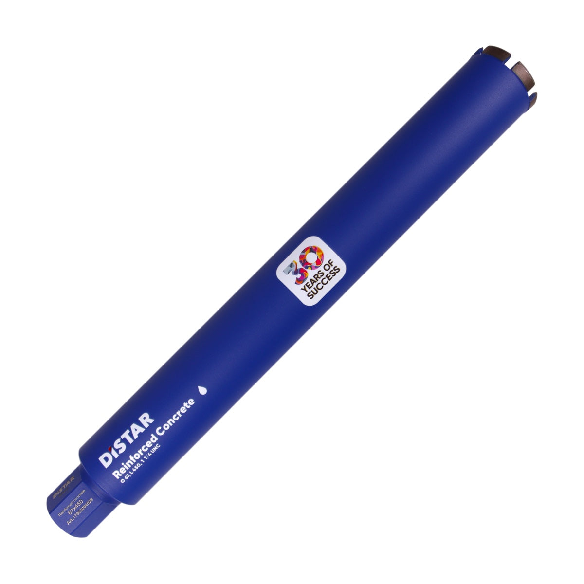 Distar Broca diamantada DDS-W 67x450 1/4 UNC Hormigón armado