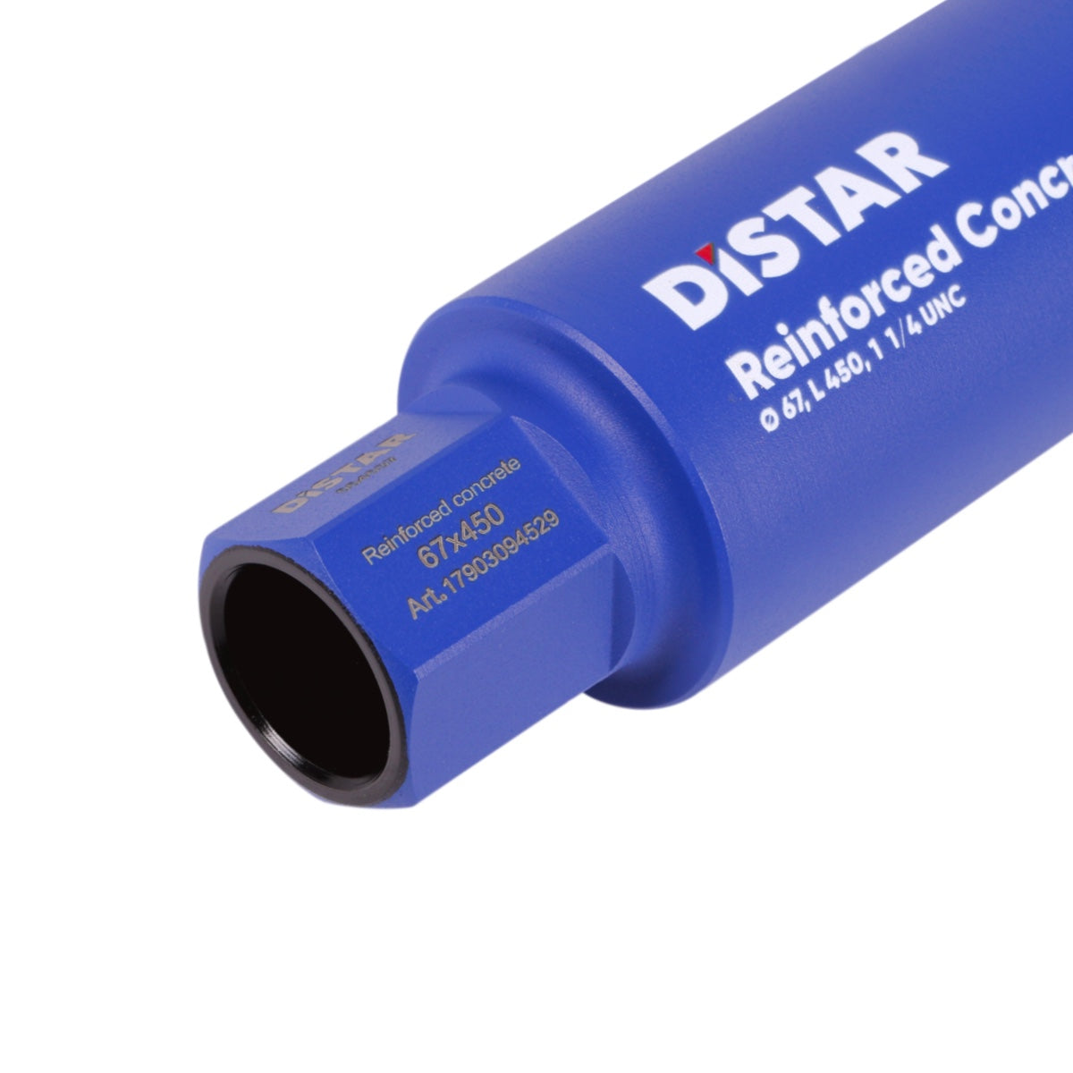 Distar Broca diamantada DDS-W 67x450 1/4 UNC Hormigón armado