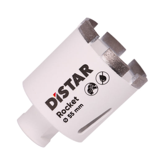 Distar Taladro diamantado DDS-W 55x45-6xM14 Rocket