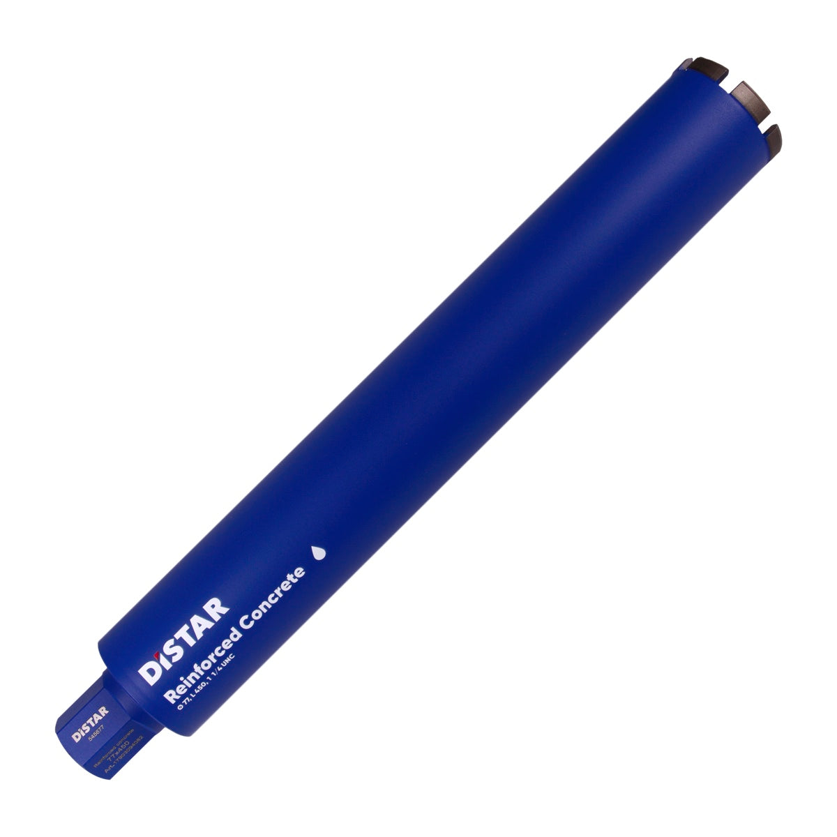 Distar Broca diamantada DDS-W 77x450 1/4 UNC Hormigón armado