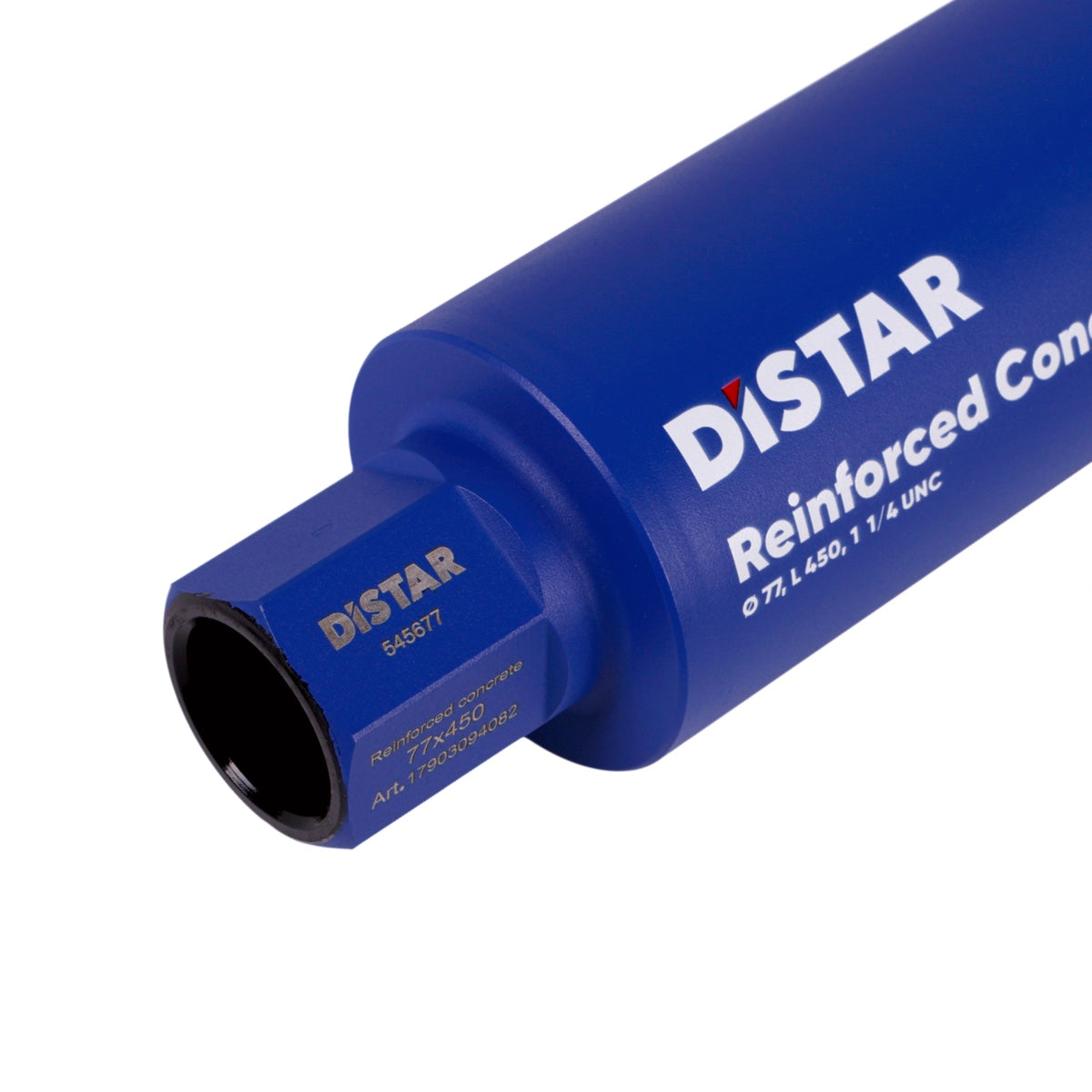 Distar Broca diamantada DDS-W 77x450 1/4 UNC Hormigón armado