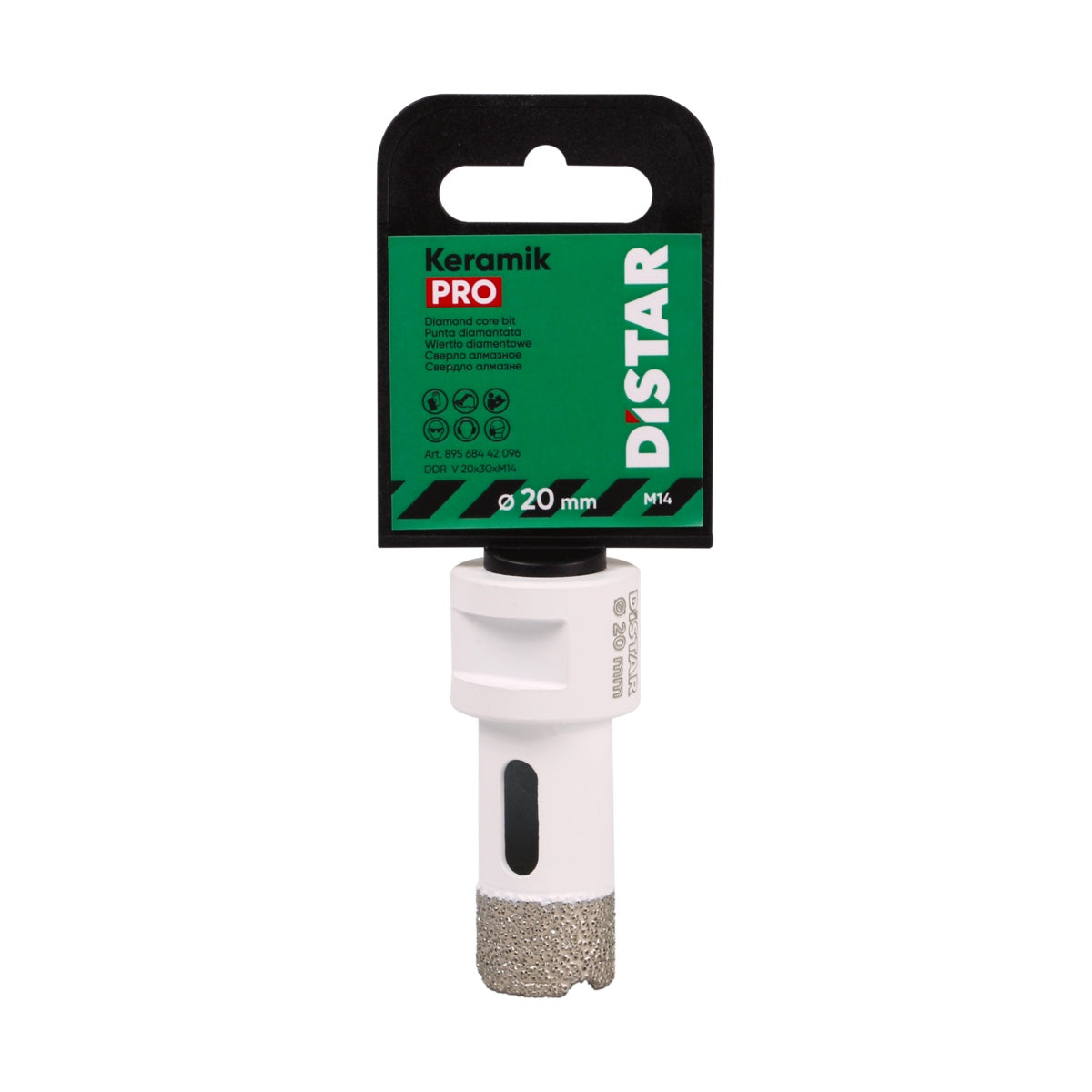 Distar Taladro Diamante DDR-V 20x30xM14 Keramik Pro