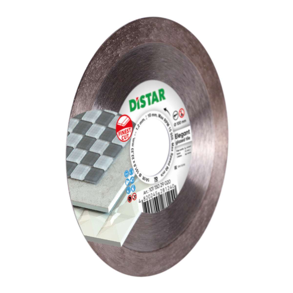 Distar Disco de corte diamante 1A1R 100 Elegante