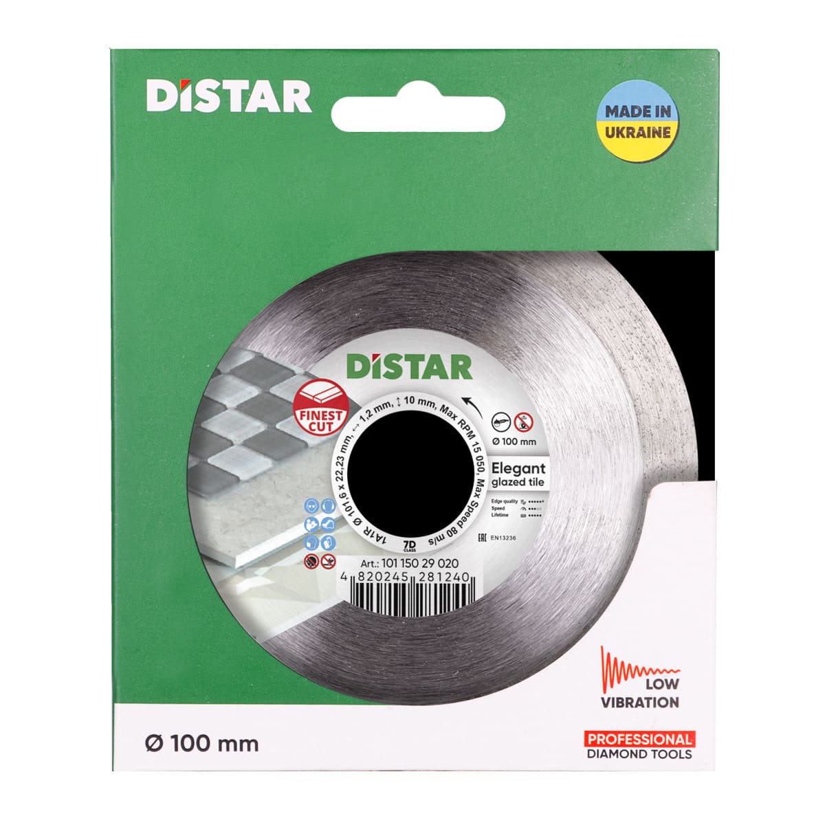 Distar Disco de corte diamante 1A1R 100 Elegante