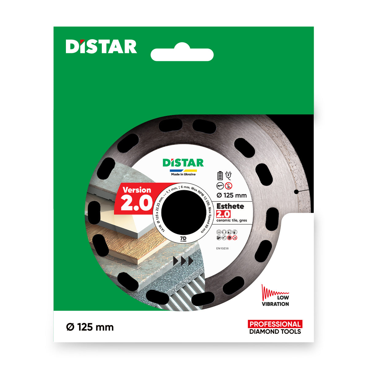 Distar Disco de corte diamante 1A1R 125x22,23 Esthete 2.0