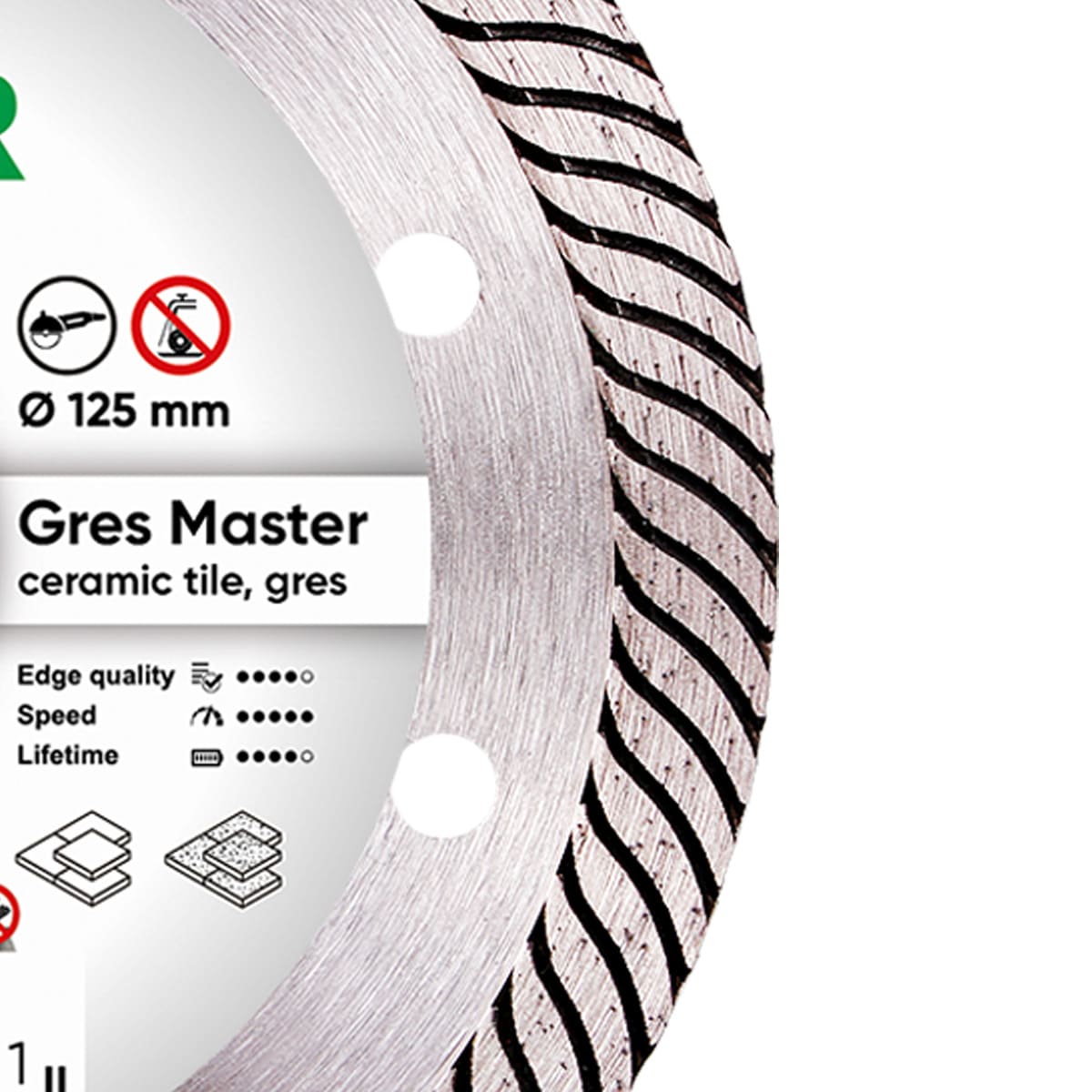 Distar Disco de corte diamante 1A1R 125 Gres Master