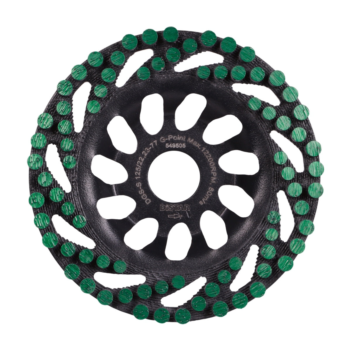 Vaso de molienda Distar DGS-S 125/22,23-77 Punto Verde