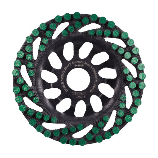 Vaso de molienda Distar DGS-S 125/22,23-77 Punto Verde