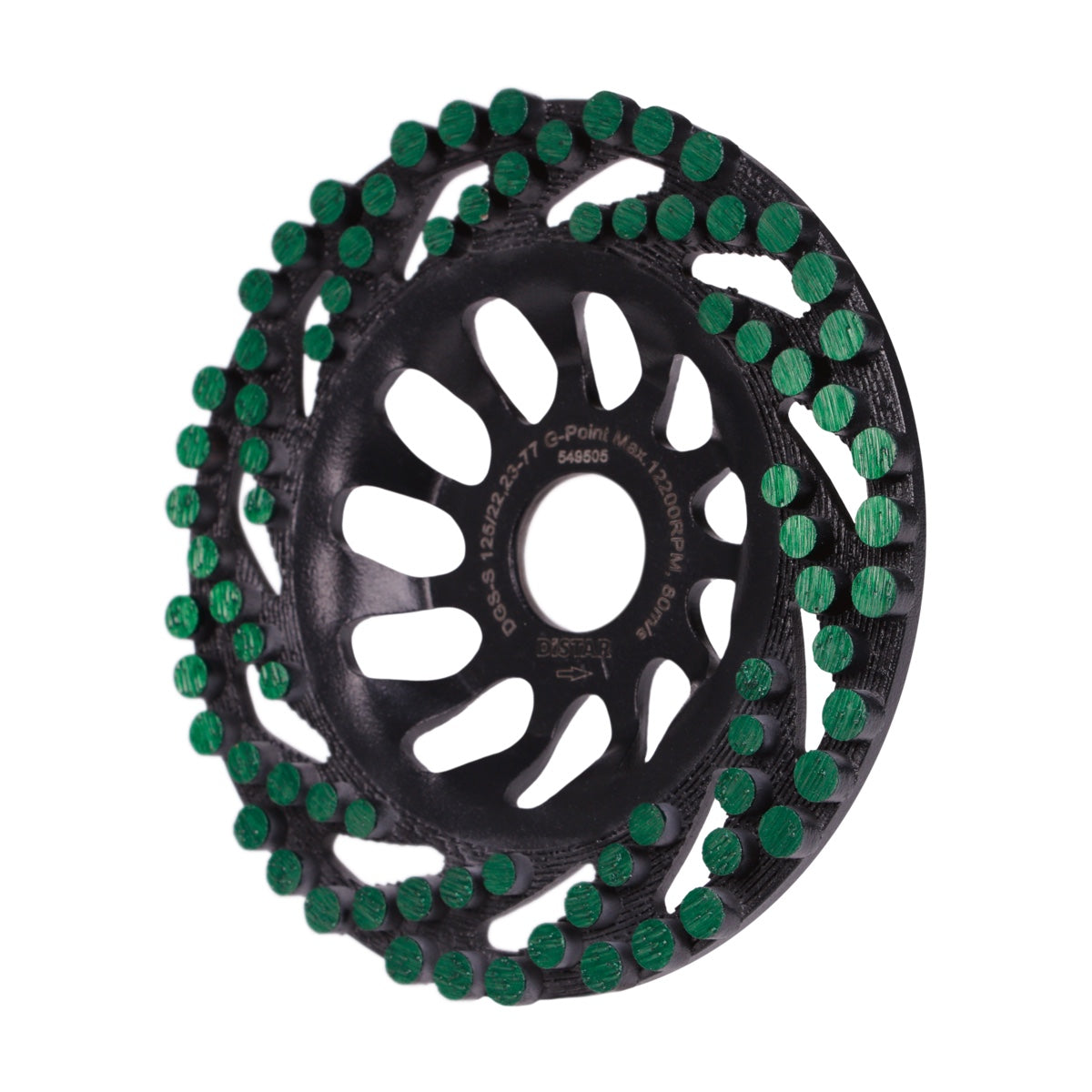 Vaso de molienda Distar DGS-S 125/22,23-77 Punto Verde