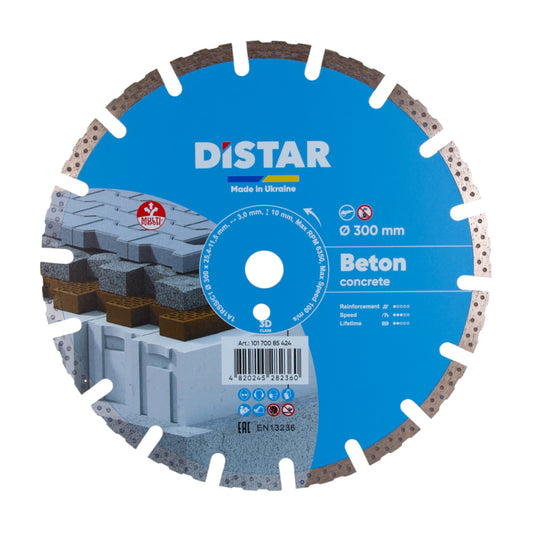 Distar Disco de corte diamante 1A1RSS 300 Beton PRO