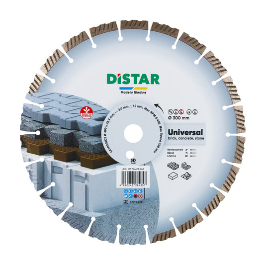 Distar Disco de corte diamantado 1A1RSS 300 Universal