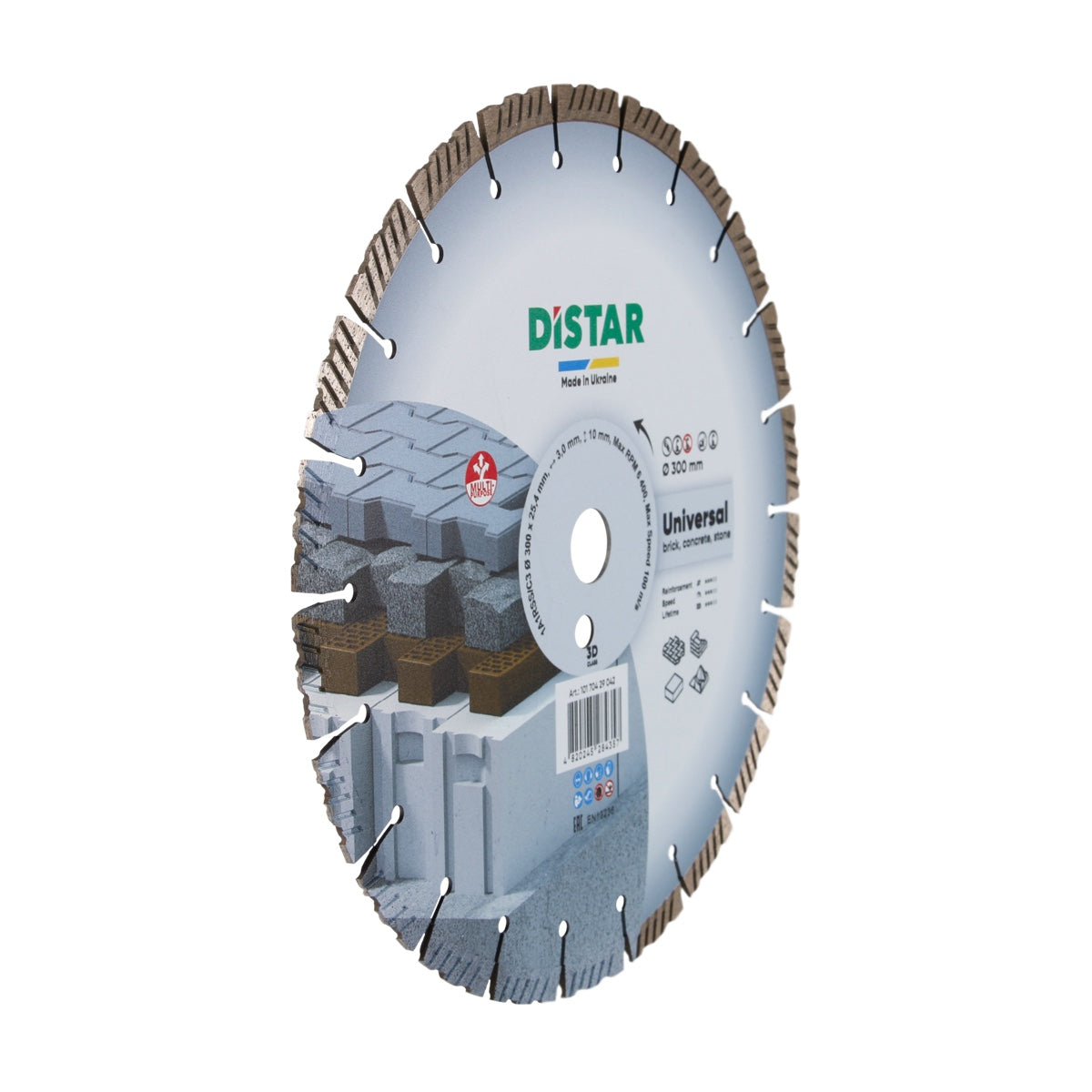 Distar Disco de corte diamantado 1A1RSS 300 Universal