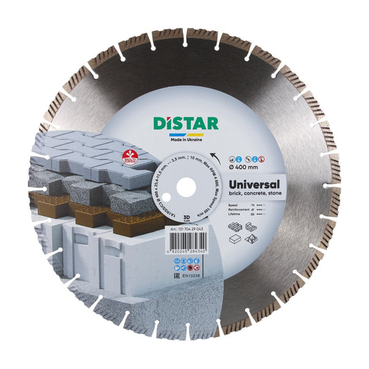 Distar Disco de corte diamantado 1A1RSS 400 Universal