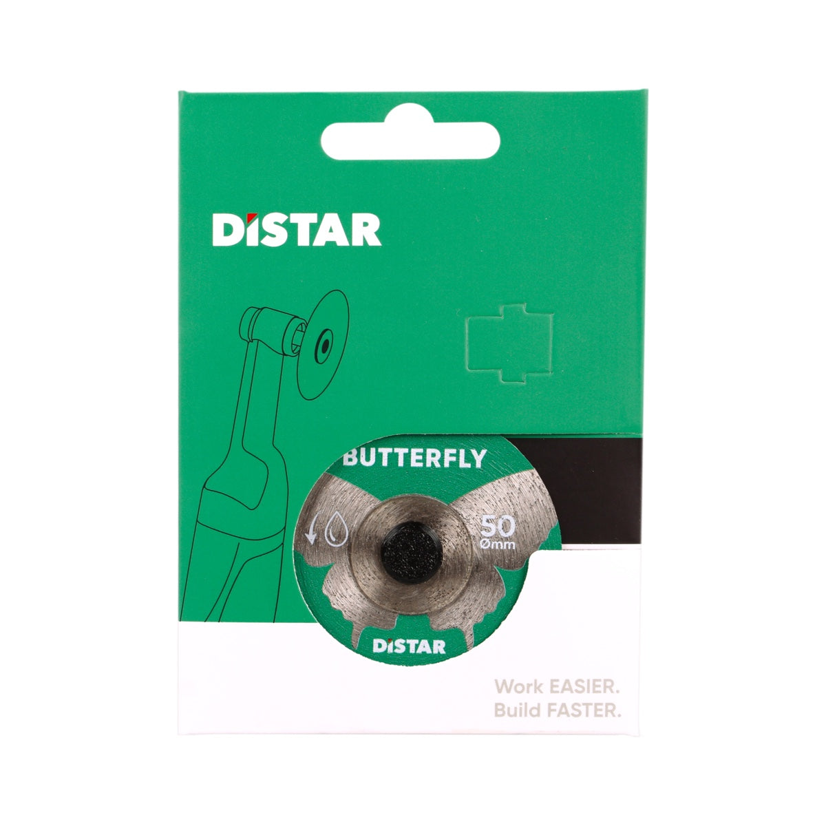 Distar Disco de corte diamante 1A1R 50x0,6x9,6h Mariposa