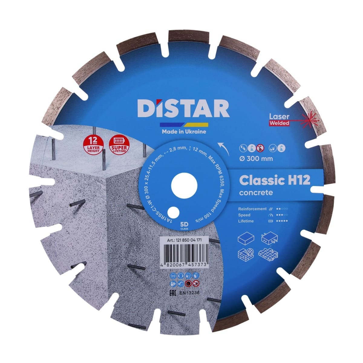 Distar Disco de corte diamantado 1A1RSS 304 Classic H12