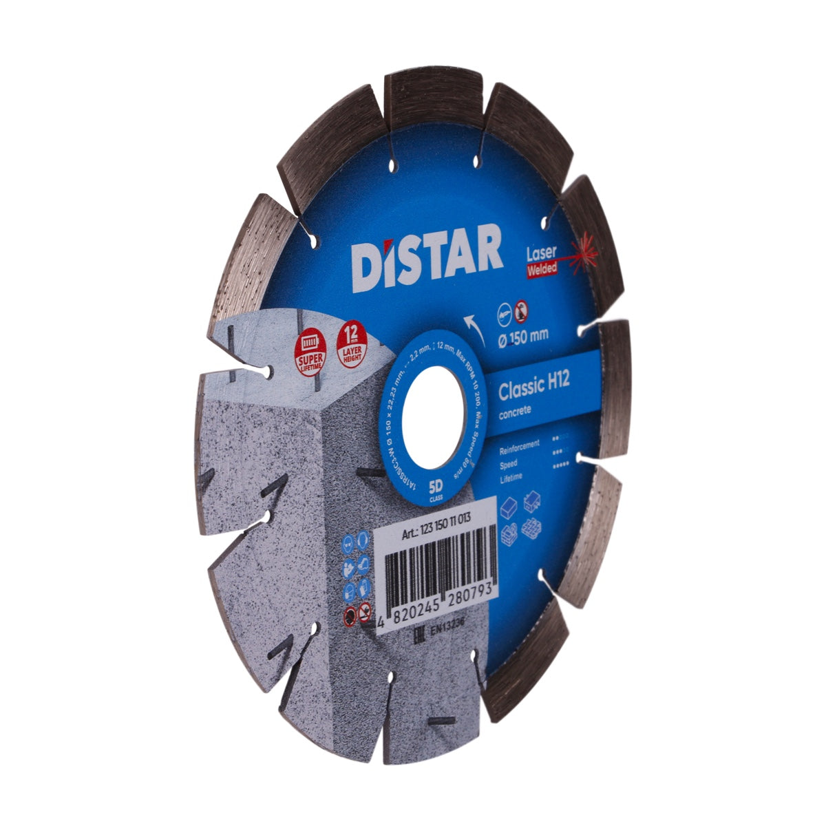 Distar Disco de corte diamantado 1A1RSS 150 Classic H12