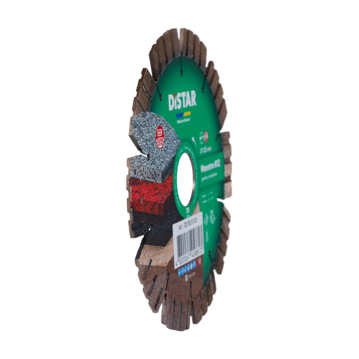 Distar Disco de corte diamante 1A1RSS 125 Maestro H12