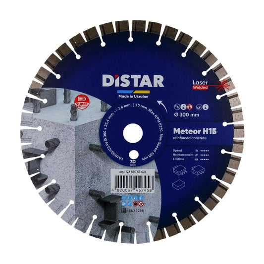 Distar Disco de corte diamante 1A1RSS 300 Meteor H15