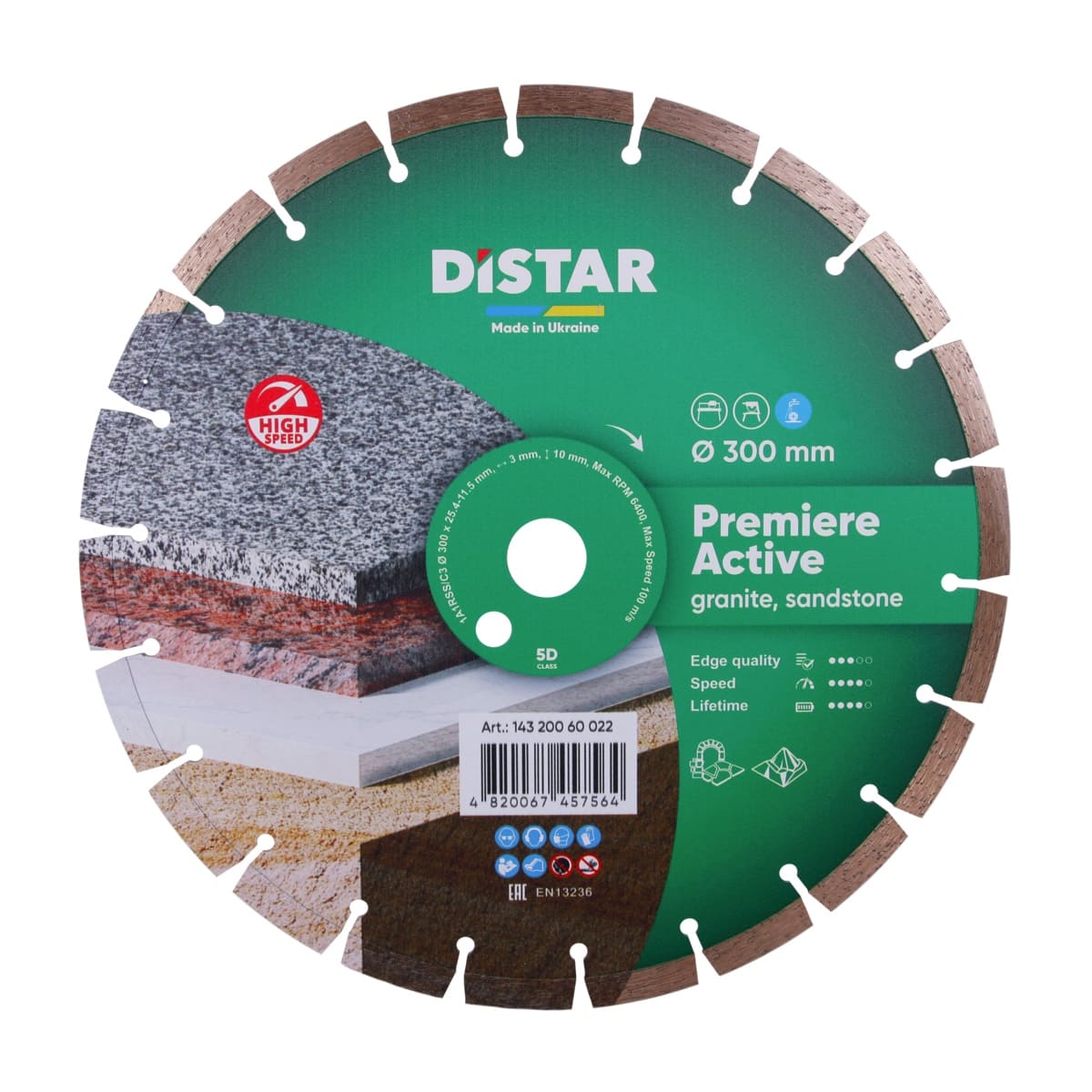 Distar Disco de corte diamante 1A1RSS 300 Premier Active