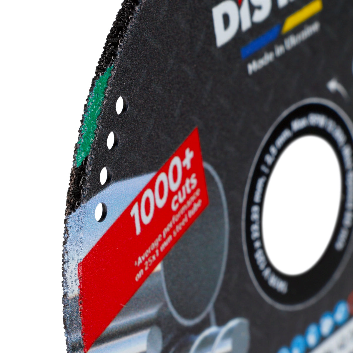 Distar Disco de corte diamante 1A1R V 125x1,5/1,2x2,5x22,2 Metal CUT