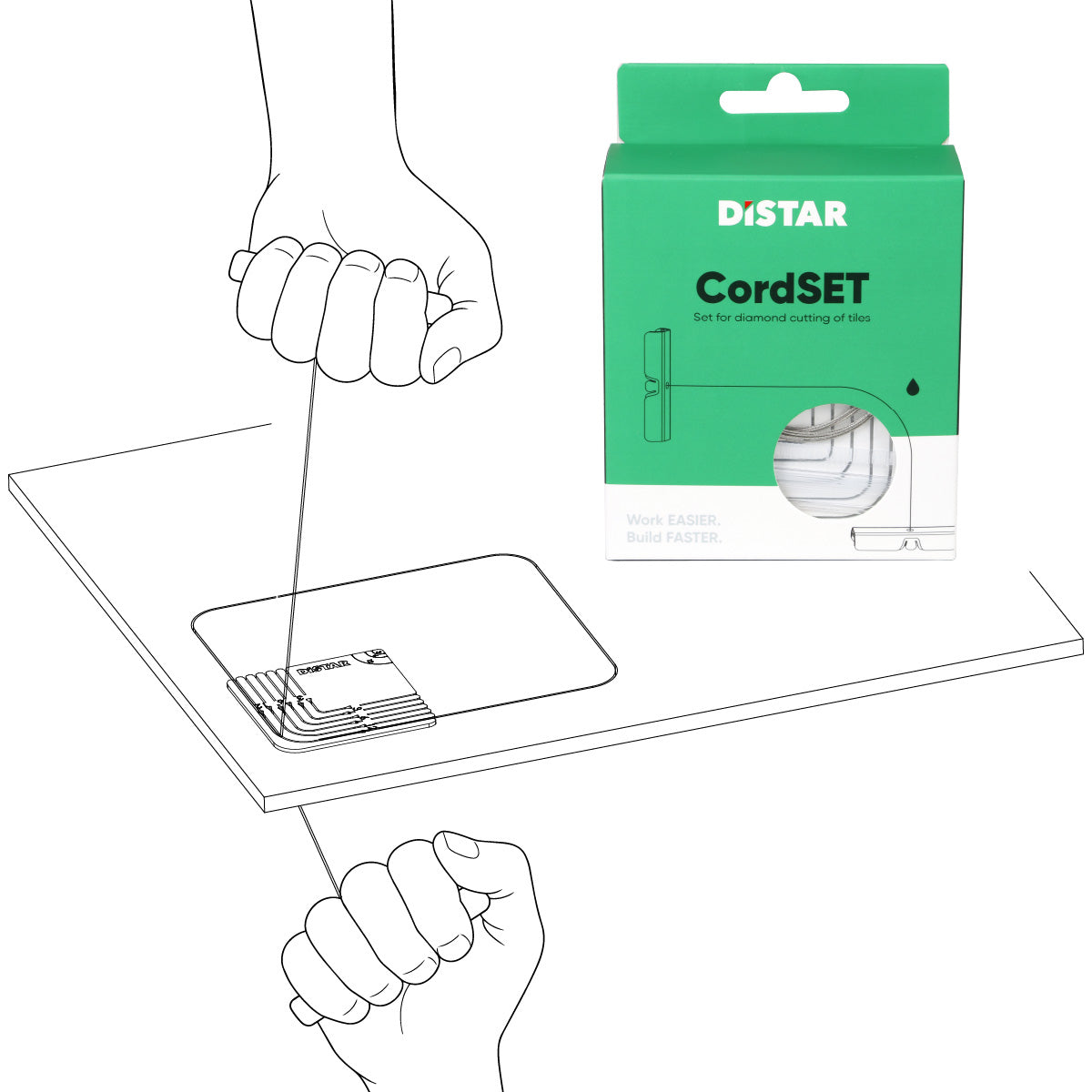 Distar CordSET - juego para corte radial de gres