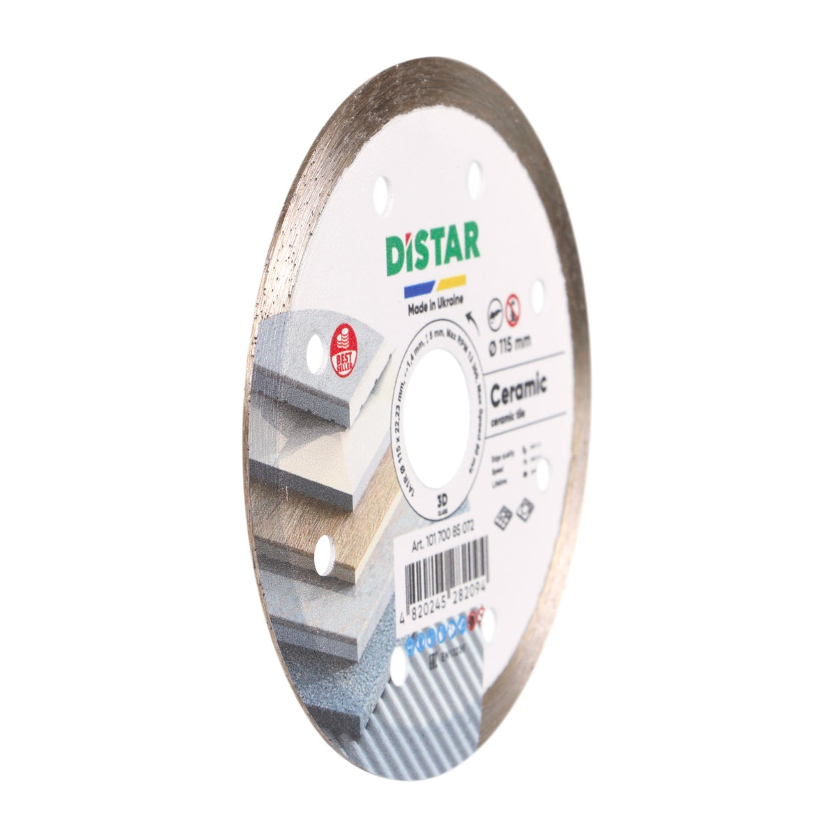 Distar Disco de corte diamante 1A1R 115 Cerámica