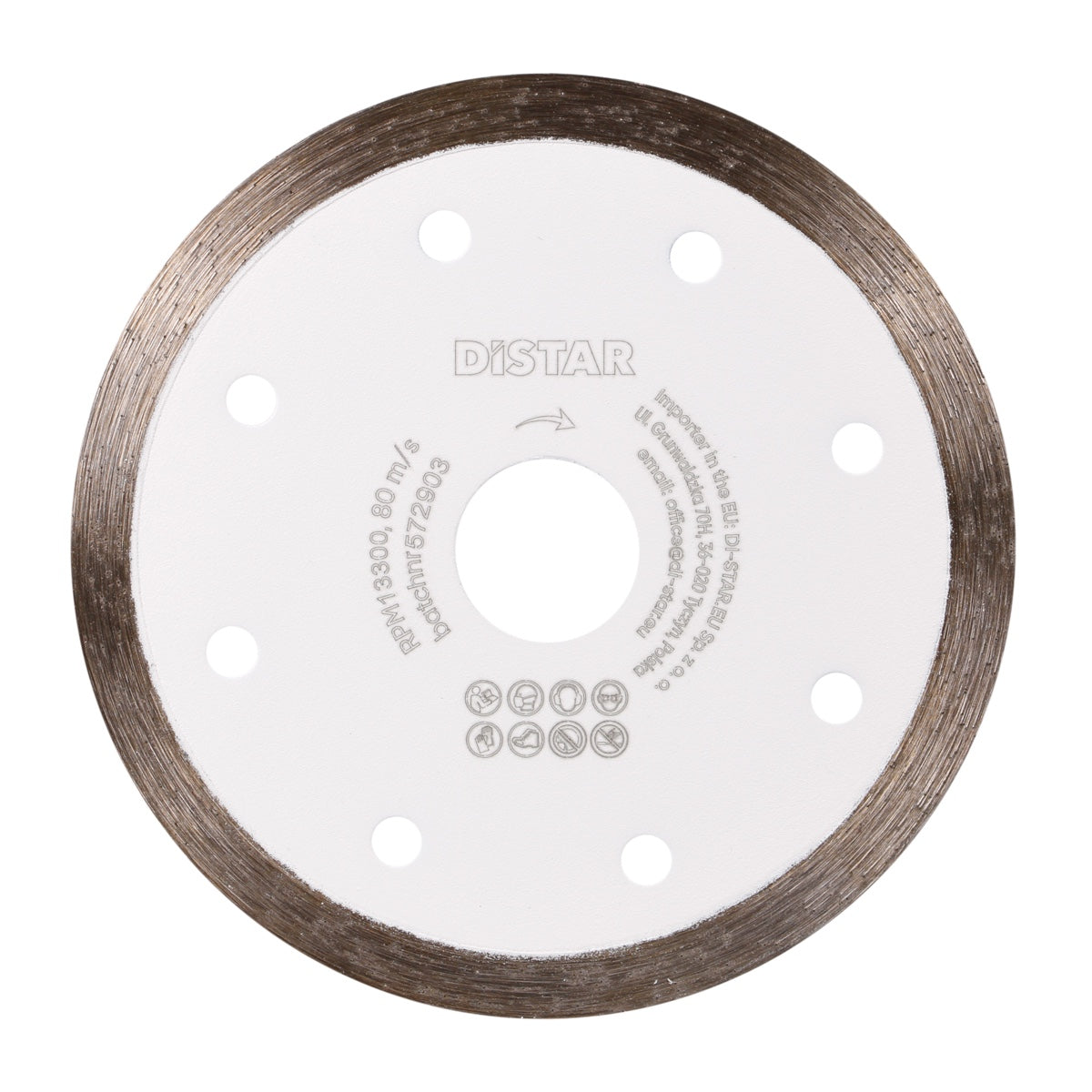 Distar Disco de corte diamante 1A1R 115 Cerámica