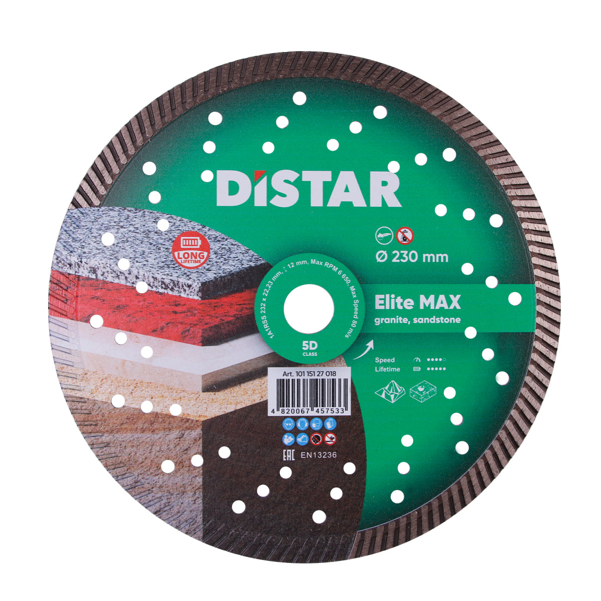 Distar Disco de corte diamantado Turbo 232 Elite Max