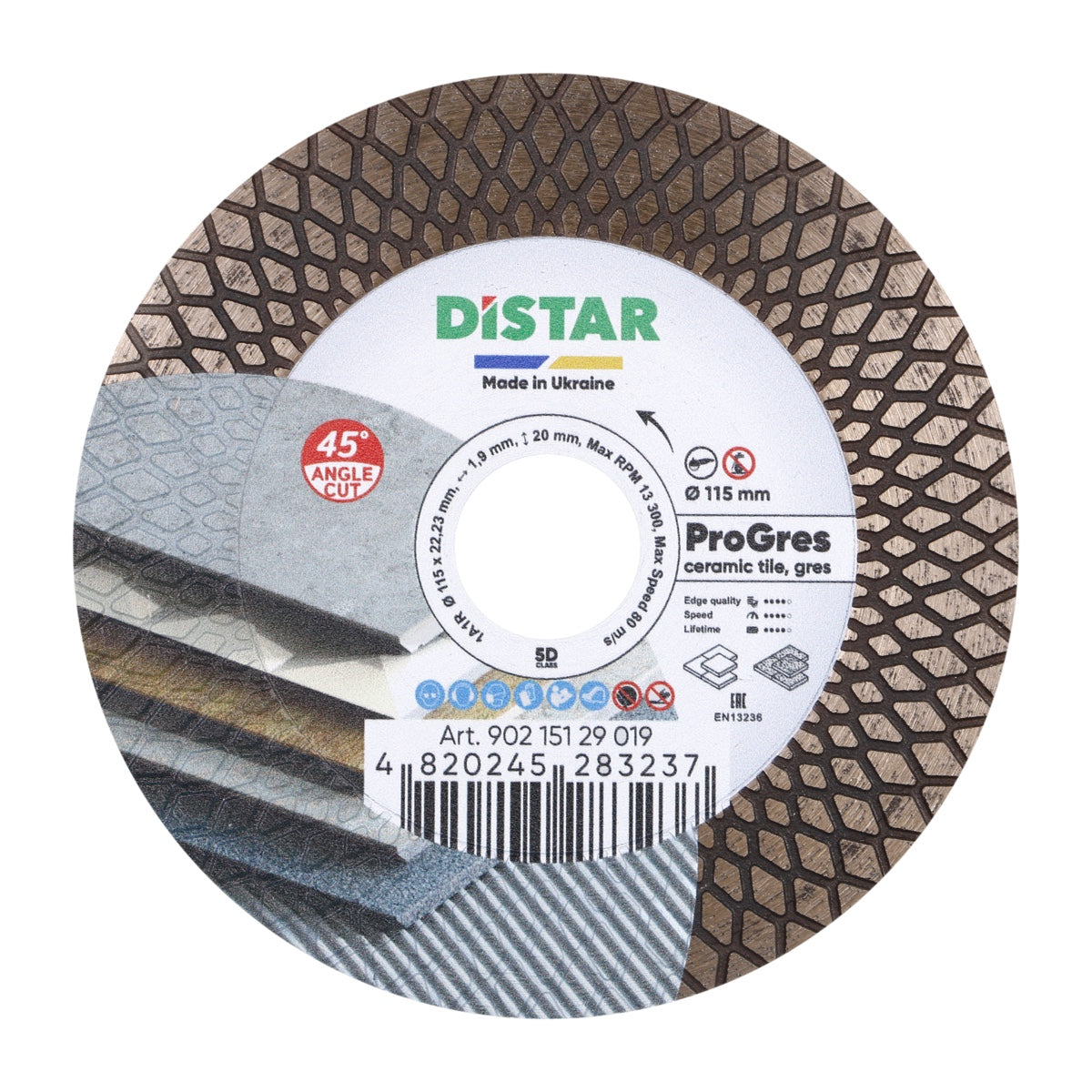 Distar Disco de corte diamante 1A1R 115x1,9x8/20x22,23 PRO Gres