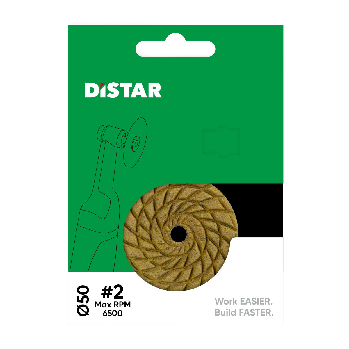 Distar Almohadilla pulidora 50x3x7 CoolPAD 2