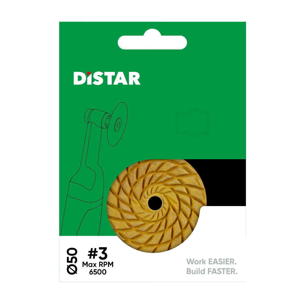 Distar Almohadilla pulidora 50x3x7 CoolPAD 3