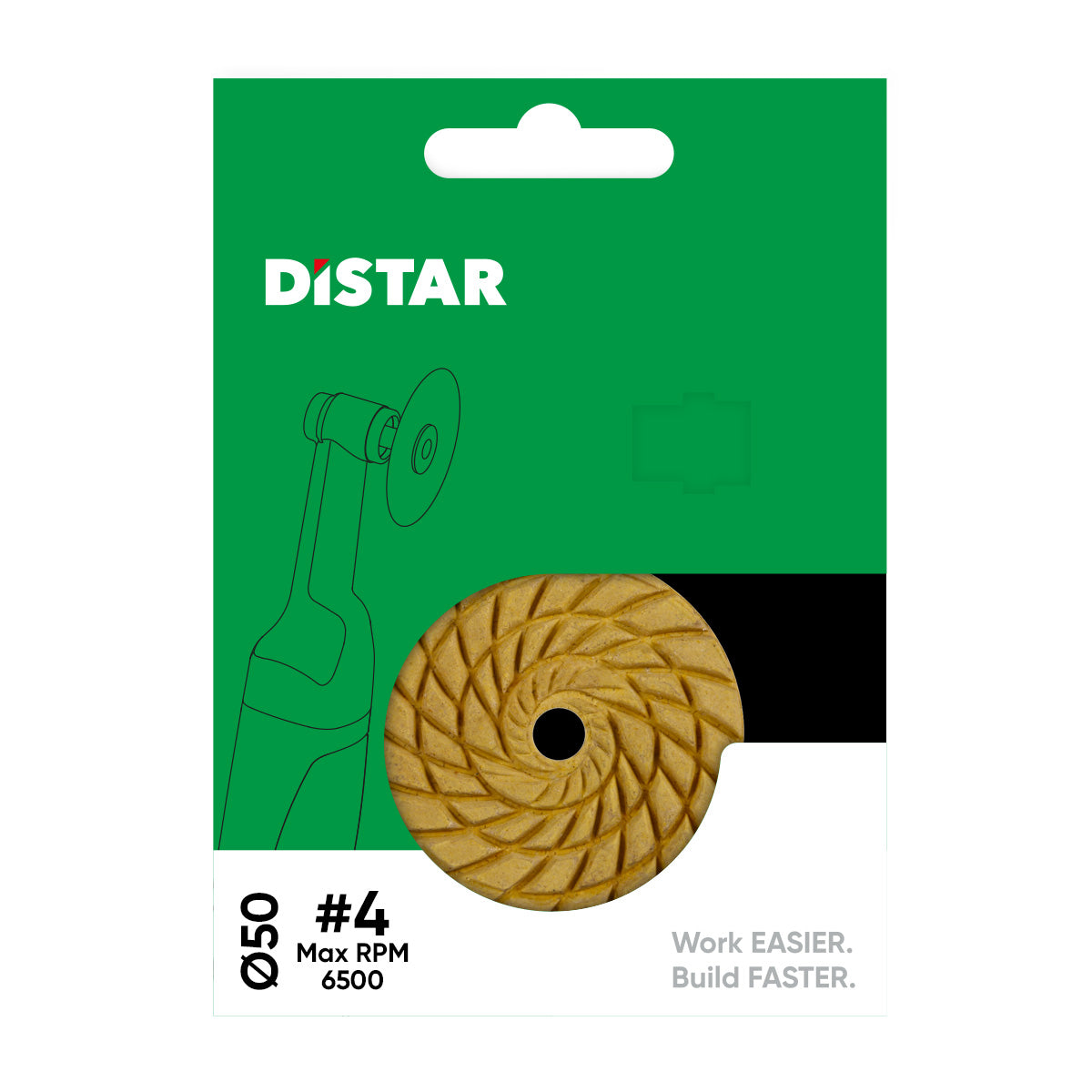 Distar Almohadilla pulidora 50x3x7 CoolPAD 4