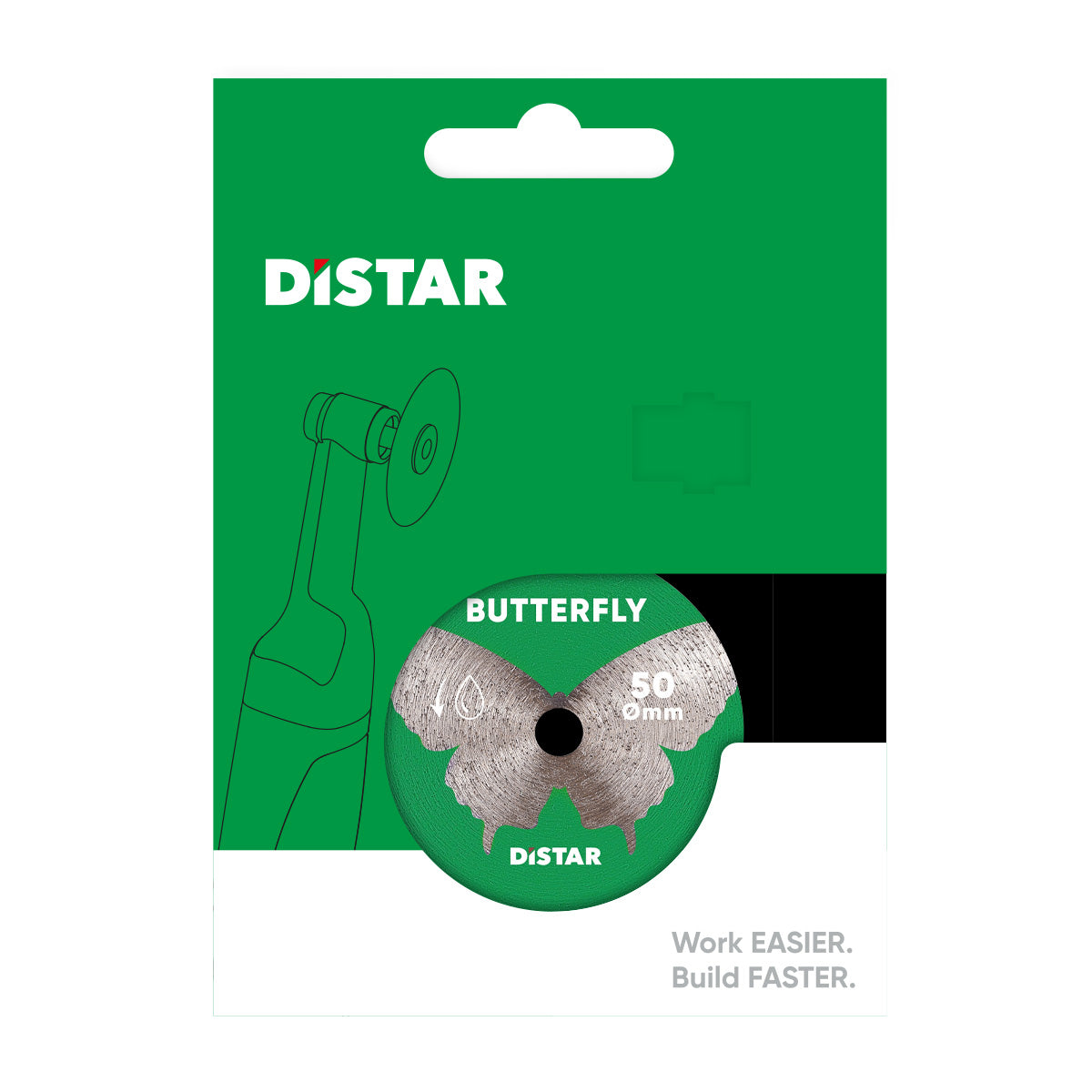 Disco de corte diamante Distar 50 Mariposa