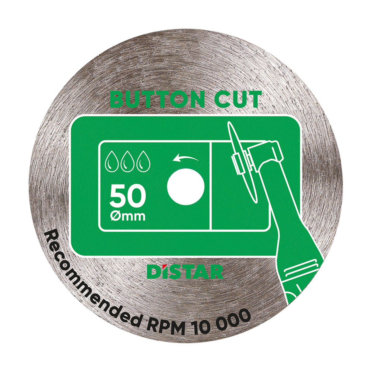 Disco de corte diamante Distar 50x0,8x5,8 ButtonCut