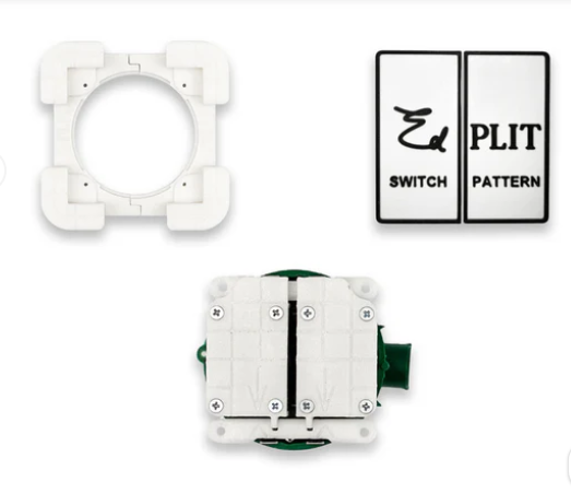Interruptor de luz completamente oculto detrás del azulejo. Perfecto para baños y cocinas con acabado minimalista.