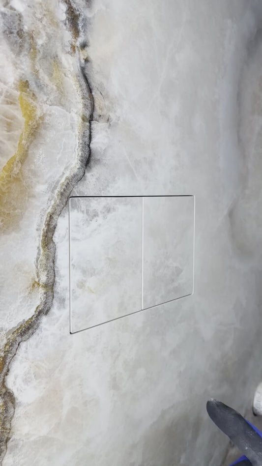 Pulsador Invisible M4 EDPLIT  Descarga oculta sin marco