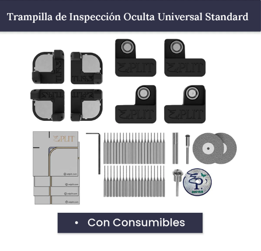Tapa de registro Estandard / Trampilla oculta EDPLIT